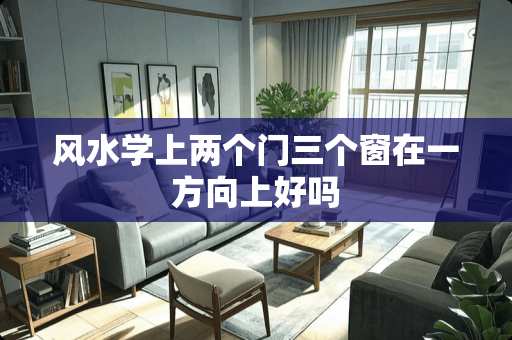 风水学上两个门三个窗在一方向上好吗