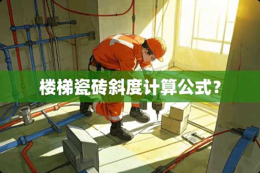 楼梯瓷砖斜度计算公式？