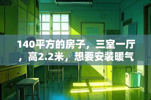 140平方的房子，三室一厅，高2.2米，想要安装暖气片，如何安装？