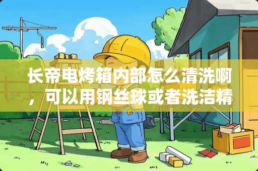 长帝电烤箱内部怎么清洗啊，可以用钢丝球或者洗洁精吗？