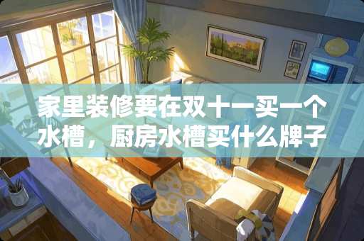 家里装修要在双十一买一个水槽，厨房水槽买什么牌子水槽性价比高？