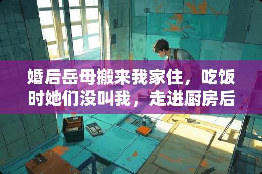 婚后岳母搬来我家住，吃饭时她们没叫我，走进厨房后我两眼泪汪汪，为何？