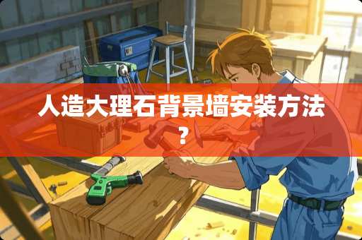 人造大理石背景墙安装方法？