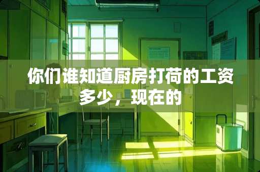 你们谁知道厨房打荷的工资多少，现在的