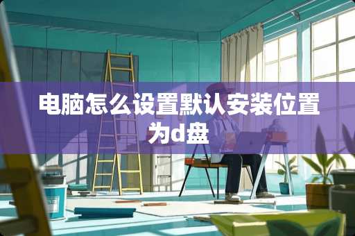 电脑怎么设置默认安装位置为d盘