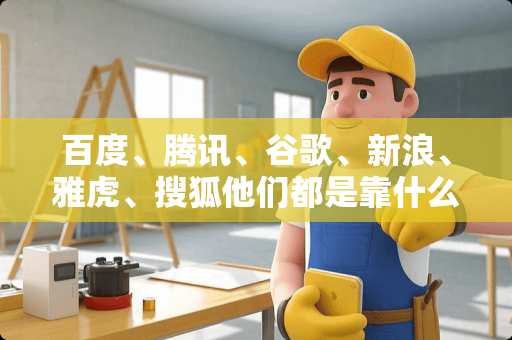 百度、腾讯、谷歌、新浪、雅虎、搜狐他们都是靠什么获利？