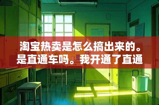 淘宝热卖是怎么搞出来的。是直通车吗。我开通了直通车,也没有啊。什么情况! 淘宝热卖是怎么搞出来的。是直通车吗。我开通了直通车,也没有啊。什么情况!