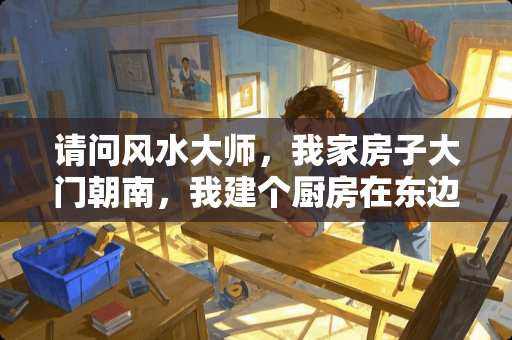 请问风水大师，我家房子大门朝南，我建个厨房在东边，那个灶门口可以朝西吗