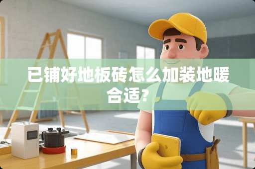 已铺好地板砖怎么加装地暖合适？