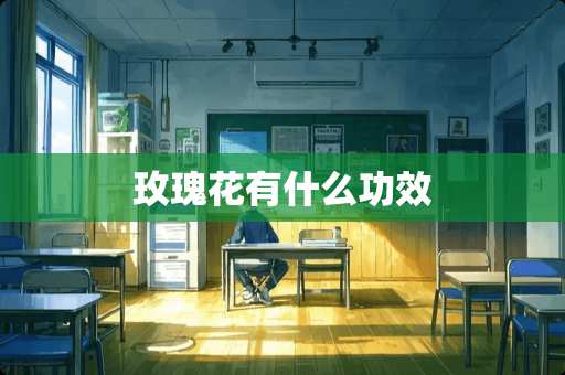 玫瑰花有什么功效