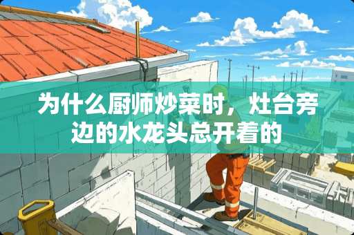 为什么厨师炒菜时，灶台旁边的水龙头总开着的