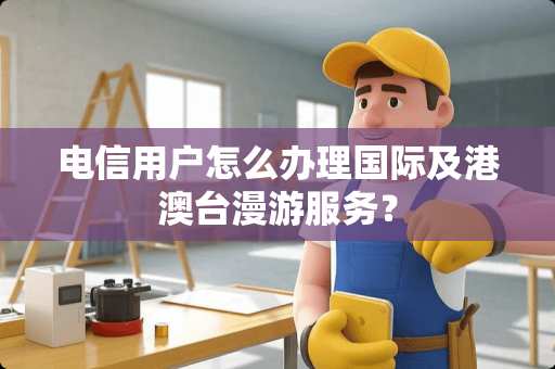 电信用户怎么办理国际及港澳台漫游服务？