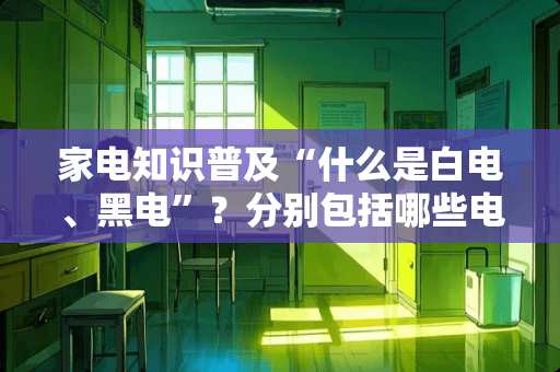 家电知识普及“什么是白电、黑电”？分别包括哪些电器？