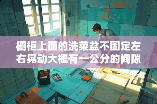 橱柜上面的洗菜盆不固定左右晃动大概有一公分的间隙，这样正不正常。