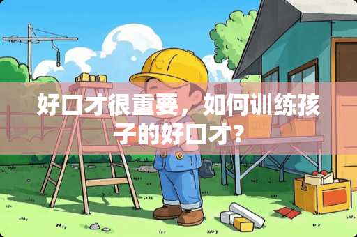 好口才很重要，如何训练孩子的好口才？