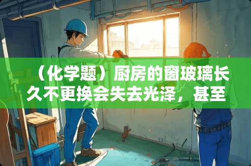 （化学题）厨房的窗玻璃长久不更换会失去光泽，甚至出现白色斑点，原因是······