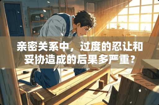 亲密关系中，过度的忍让和妥协造成的后果多严重？