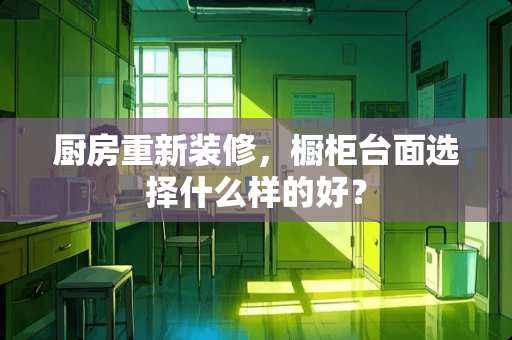 厨房重新装修，橱柜台面选择什么样的好？