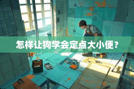 怎样让狗学会定点大小便？