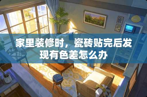 家里装修时，瓷砖贴完后发现有色差怎么办