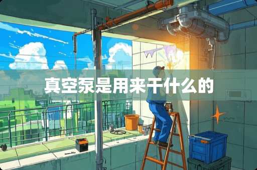 真空泵是用来干什么的