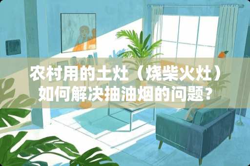 农村用的土灶（烧柴火灶）如何解决抽油烟的问题？