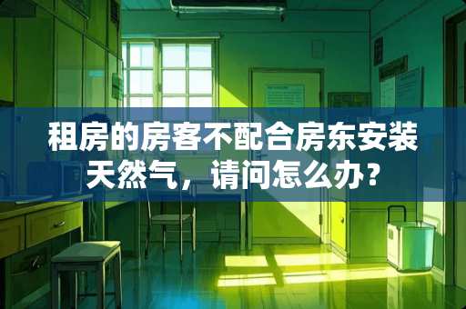 租房的房客不配合房东安装天然气，请问怎么办？