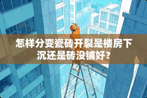 怎样分变瓷砖开裂是楼房下沉还是砖没铺好？