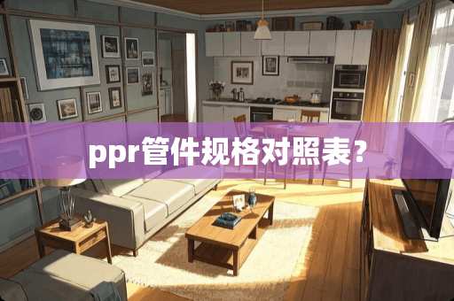 ppr管件规格对照表？