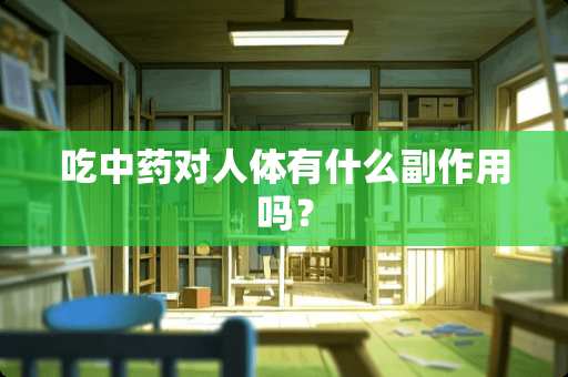 吃中药对人体有什么副作用吗？