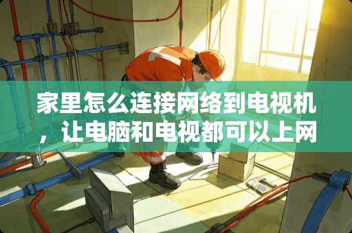 家里怎么连接网络到电视机，让电脑和电视都可以上网。