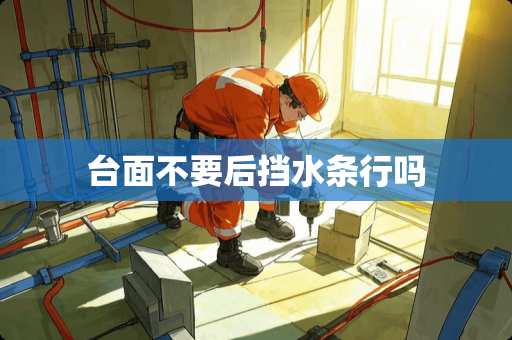 台面不要后挡水条行吗
