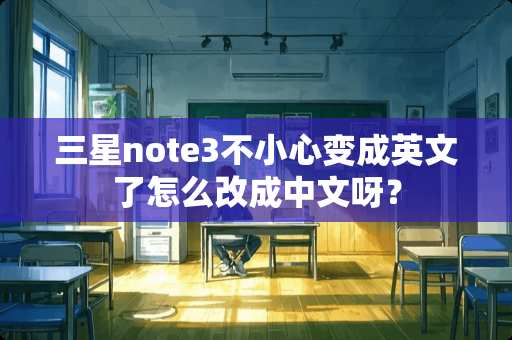 三星note3不小心变成英文了怎么改成中文呀？