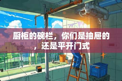 厨柜的碗栏，你们是抽屉的，还是平开门式