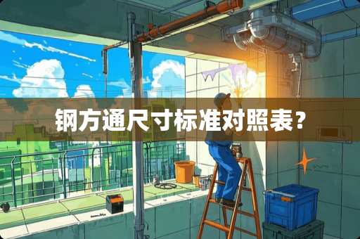 钢方通尺寸标准对照表？