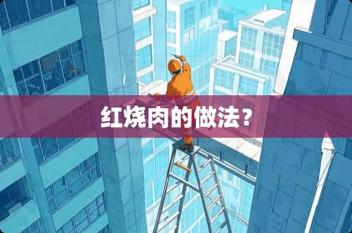 红烧肉的做法？