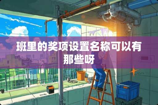 班里的奖项设置名称可以有那些呀