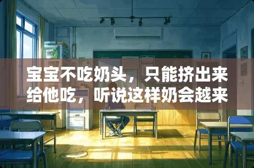 宝宝不吃奶头，只能挤出来给他吃，听说这样奶会越来越少，有什么办法能让母*不减少？