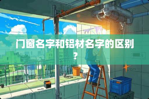 门窗名字和铝材名字的区别？