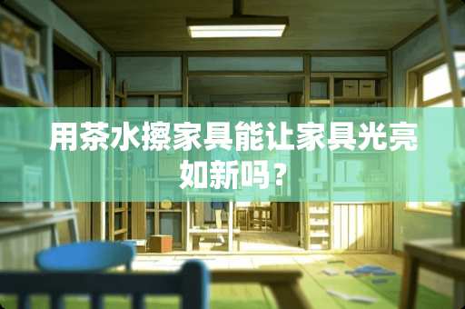 用茶水擦家具能让家具光亮如新吗？