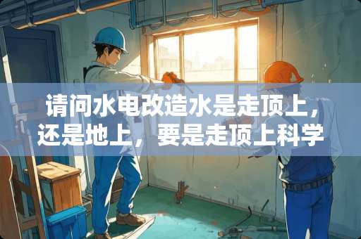 请问水电改造水是走顶上，还是地上，要是走顶上科学吗？