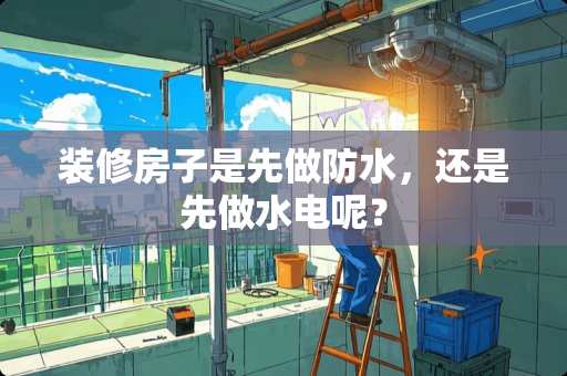 装修房子是先做防水，还是先做水电呢？