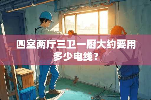 四室两厅三卫一厨大约要用多少电线？