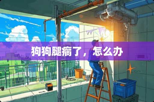 狗狗腿瘸了,怎么办 狗狗腿瘸了,怎么办