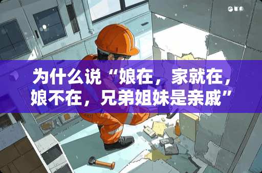 为什么说“娘在，家就在，娘不在，兄弟姐妹是亲戚”？