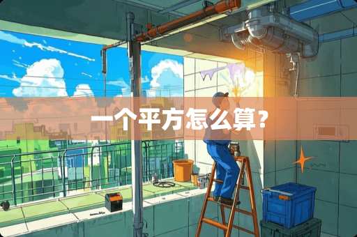 一个平方怎么算？