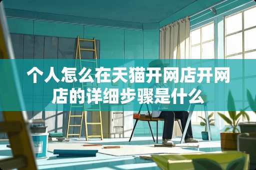 个人怎么在天猫开网店开网店的详细步骤是什么