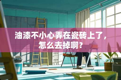 油漆不小心弄在瓷砖上了，怎么去掉啊？