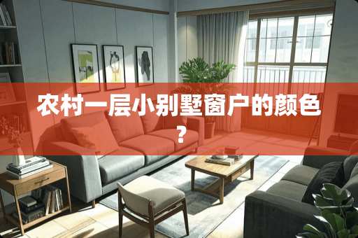 农村一层小别墅窗户的颜色？