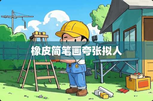 橡皮简笔画夸张拟人